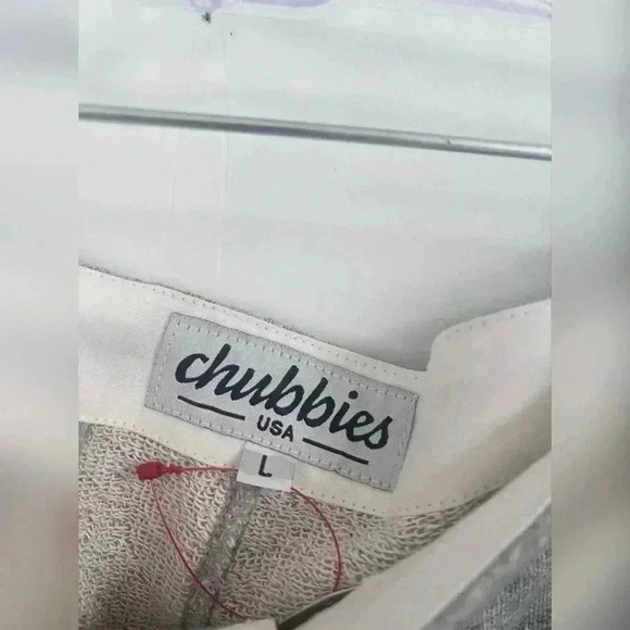 Chubbies Sweat Shorts Mens Large Gray 7” Inseam NEW WITH TAG - Picture 2 of 3